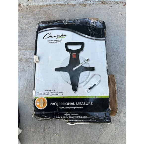Champion Sports Open Reel Measuring Tapes 330 feet 100M - Picture 1 of 4